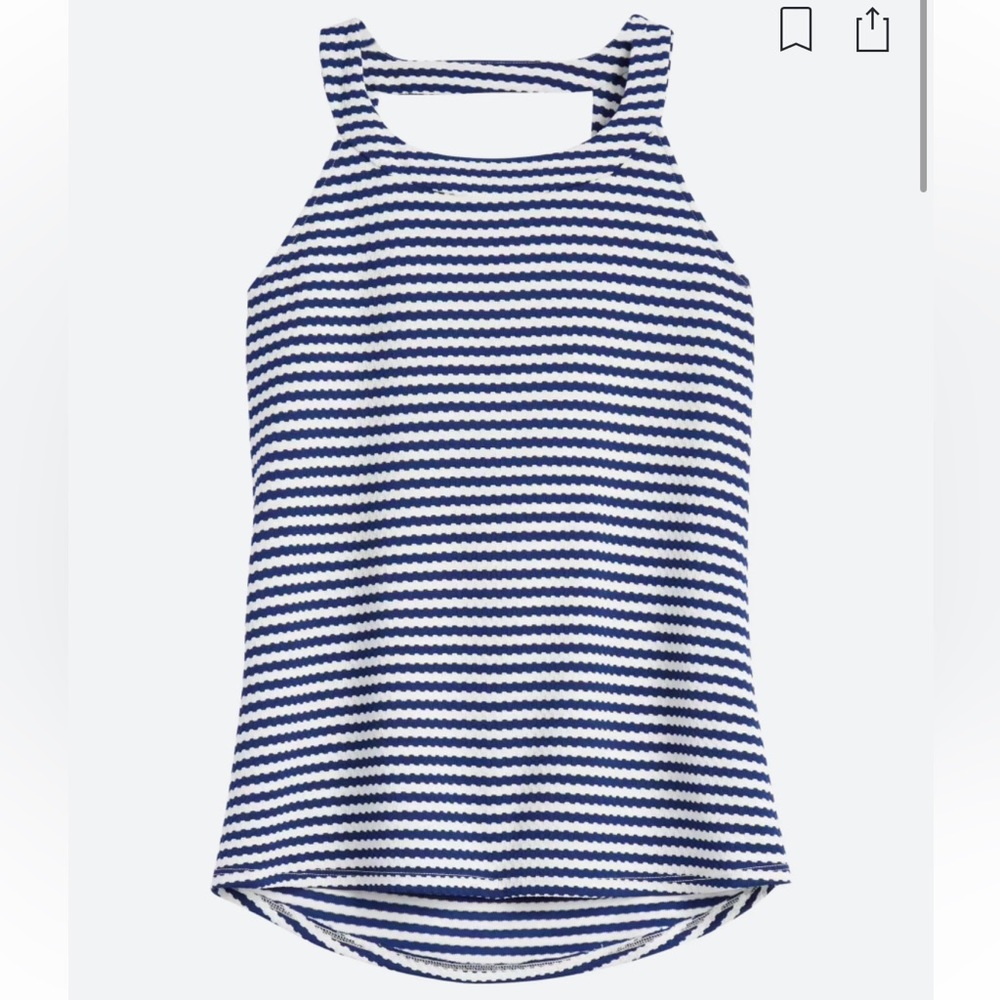 LOVEAPPELLA Lolah Stripe Halter Knit Top STITCH FIX Size XL